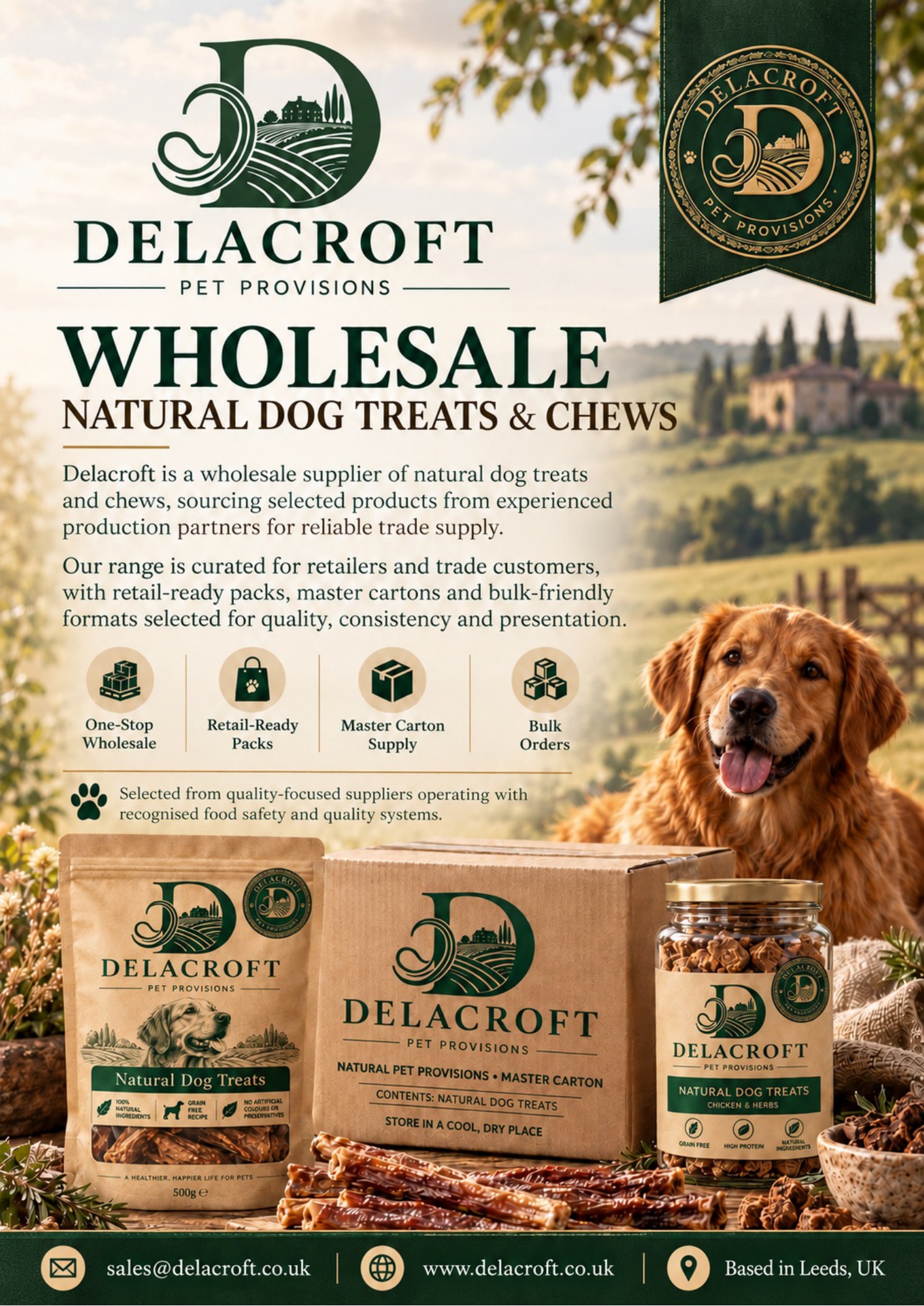 Wholesale Natural Dog Treats & Chews