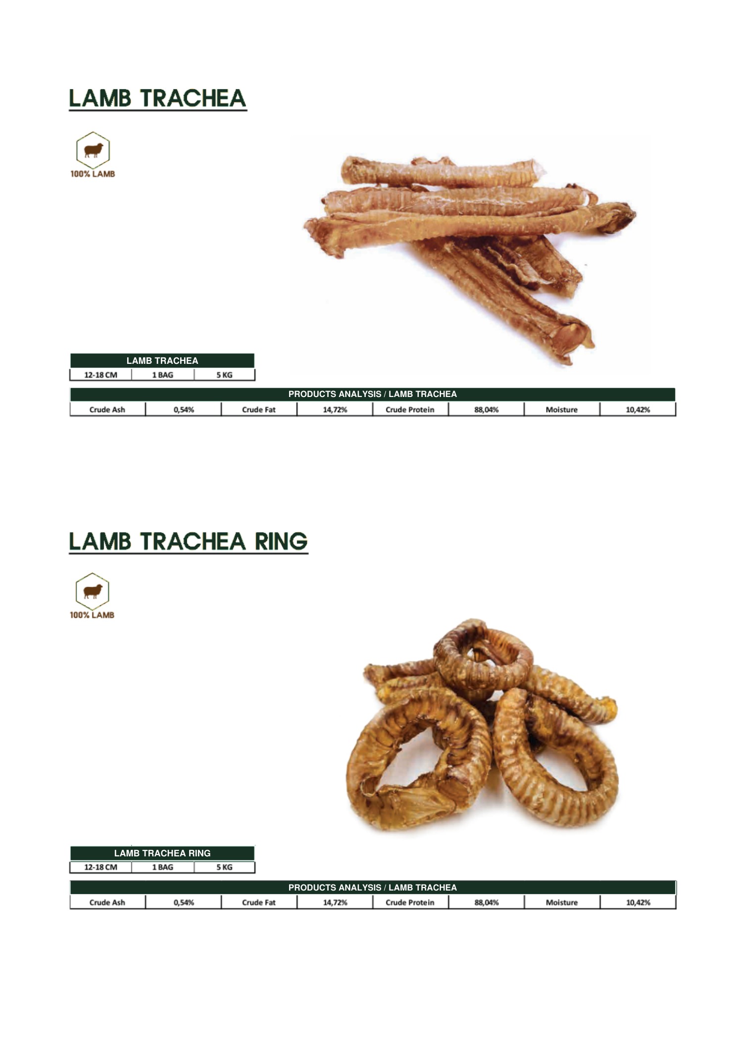 Lamb Trachea & Rings